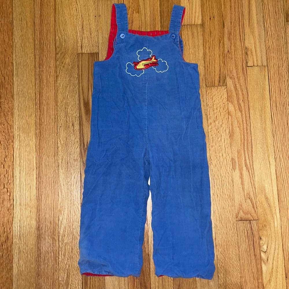 Just Ducky Vintage double sided overall 2T